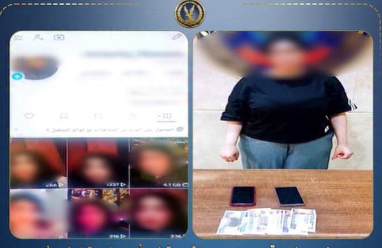 ضبط منشئة محتوى ترقص بملابس غير لائقة في الهرم