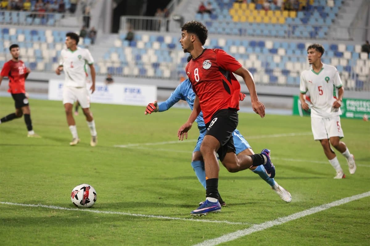 مصر تهزم أمام المغرب في تصفيات أمم أفريقيا للشباب