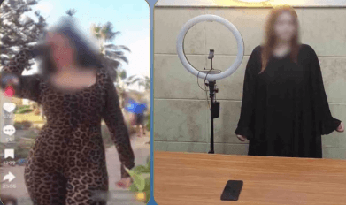 ضبط صانعة محتوى بسبب فيديوهات رقص
