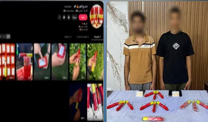 ضبط شخصين يروجوان للألعاب النارية بالفيوم