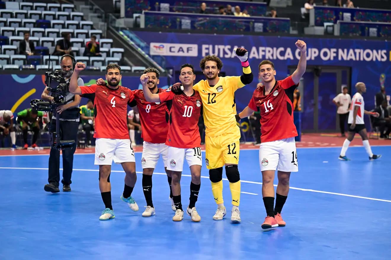 مواجهة مصر والكنغر في نهائي أفريقيا لكرة الصالات