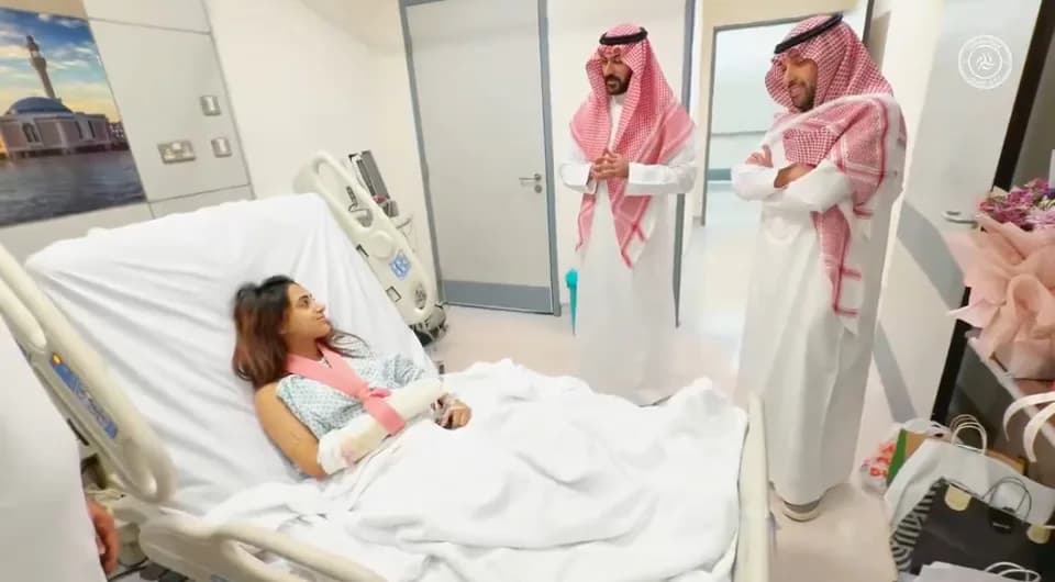 إصابة لاعبة التايكوندو السعودية خلال هجوم في المطار