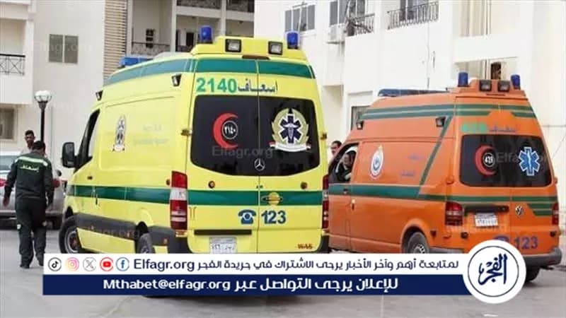 10 إصابات في حادث تصادم بالمنيا