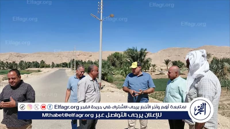محافظ أسيوط يتفقد طرق البداري وساحل سليم