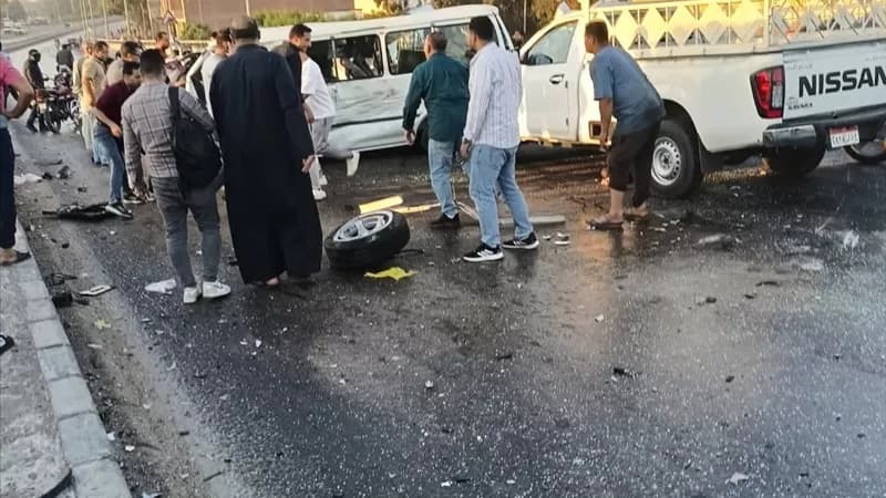 مستشفى قها يستقبل 17 مصابا في حادث الزراعي