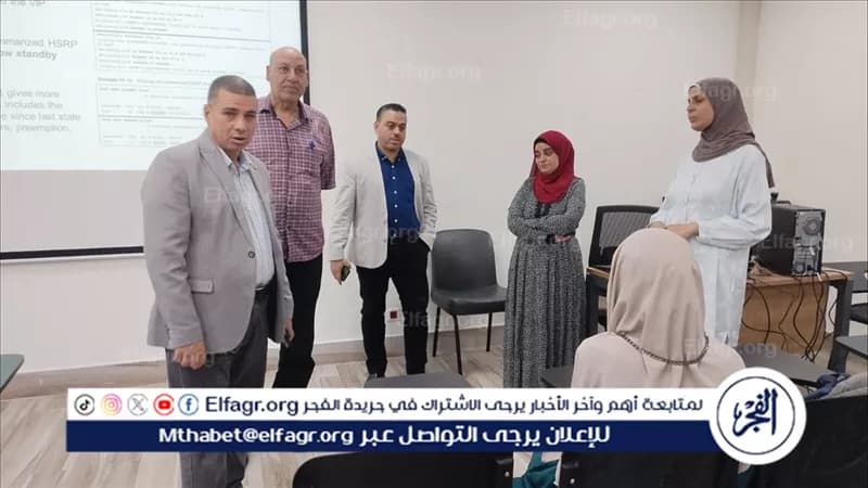 رئيس جامعة أسيوط الجديدة يراجع العملية التعليمية