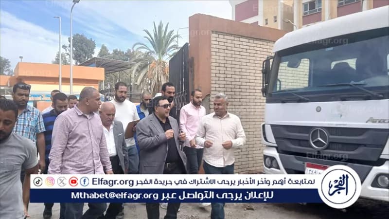 رئيس مياه القناة يزور مرافق مركزية