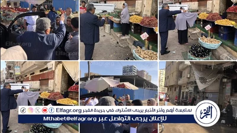 محافظ الدقهلية يوجه بحملات ضد بيع الباعة خارج السوق