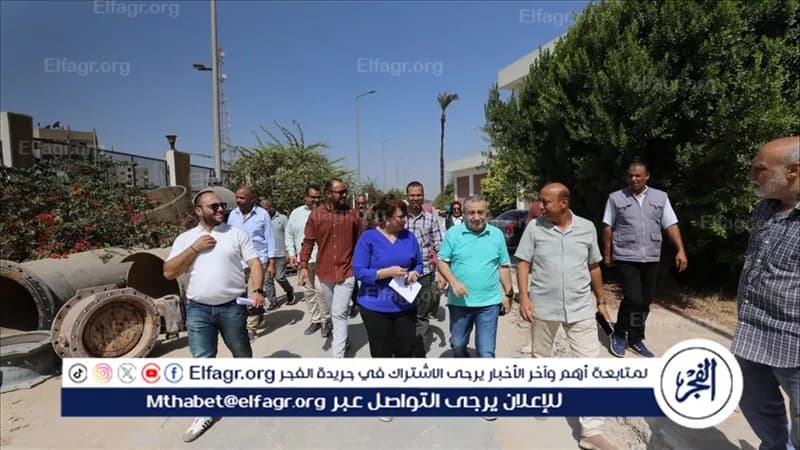 رئيس مياه أسيوط يزور ورشة محطة نزلة عبد اللاه