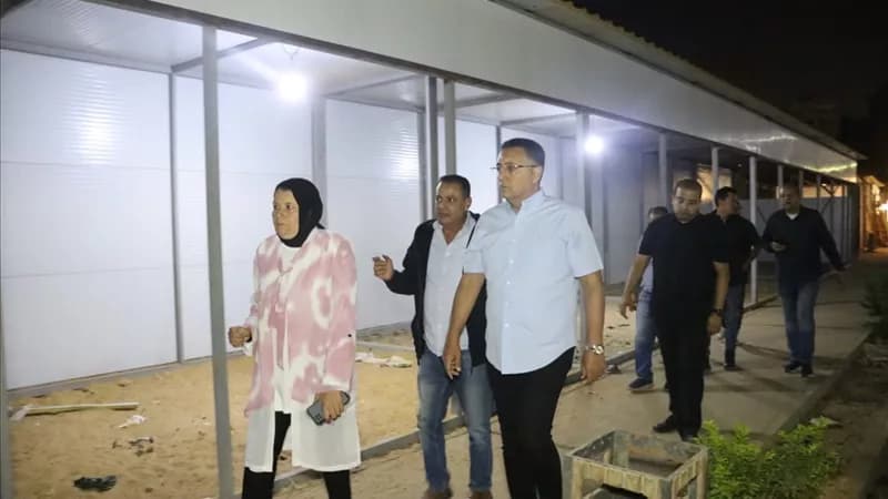 محافظ القليوبية ي inspecting ترعة بولاقية نزلة أم بيومي