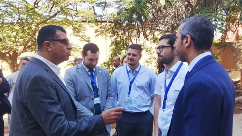 وفد روساتوم يزور مدينة أنشاص النووية