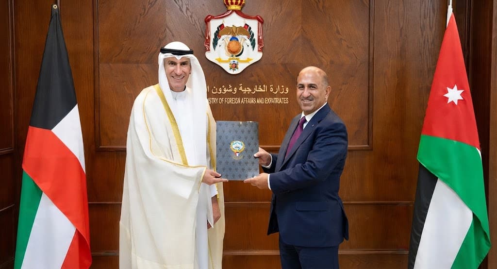 Kuwaiti ambassador to Jordan presents credentials