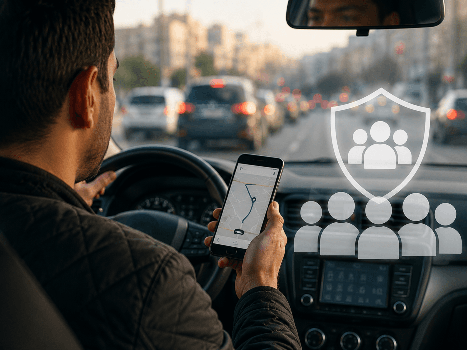 Penalty enforcement for smart app drivers
