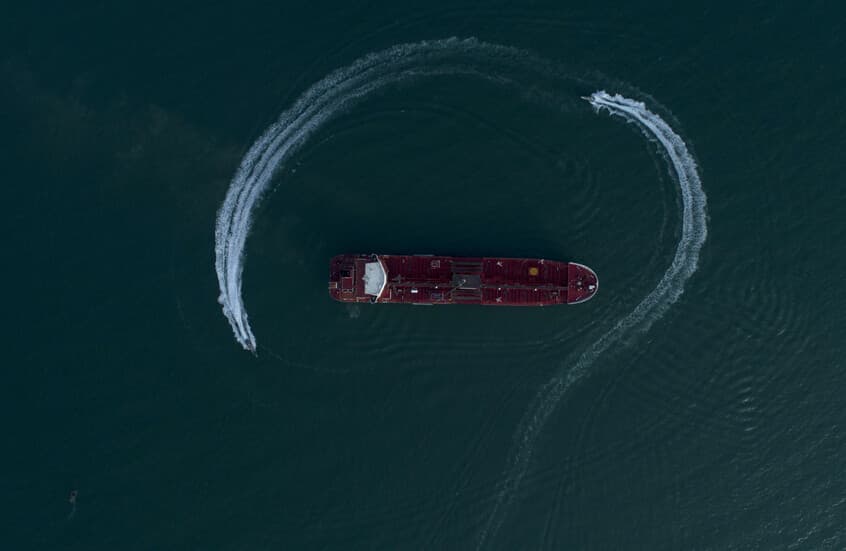 Decline in Strait of Hormuz Ship Traffic