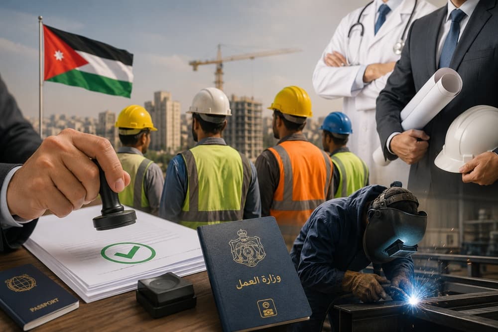 Nine days left to regularize non-Jordanian workers