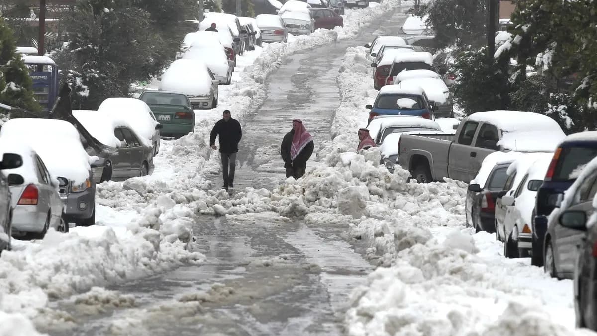 Jordan faces unpredictable autumn with snow and frost