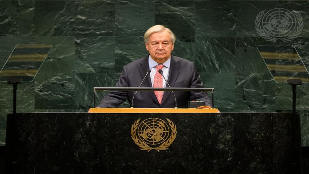 Guterres: World faces peace challenge