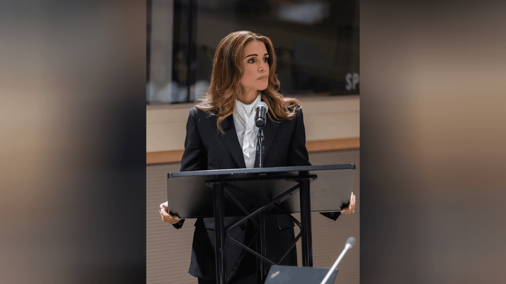 Queen Rania joins UN talk on Palestinian minors