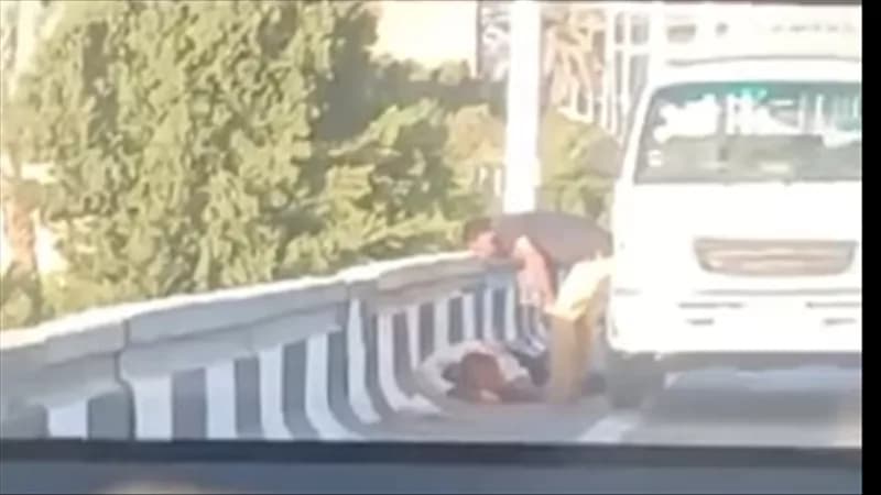 حقيقة إلقاء جثة على طريق الجيزة