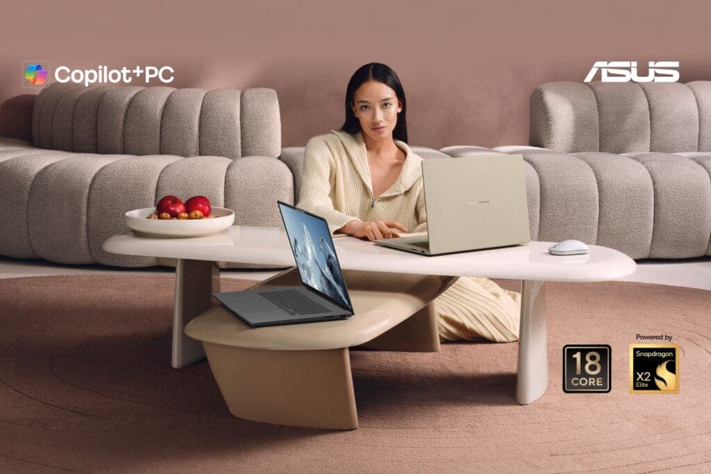 ASUS Zenbook A16 يجمع بين فخامة السيراميك وقوة الألمنيوم