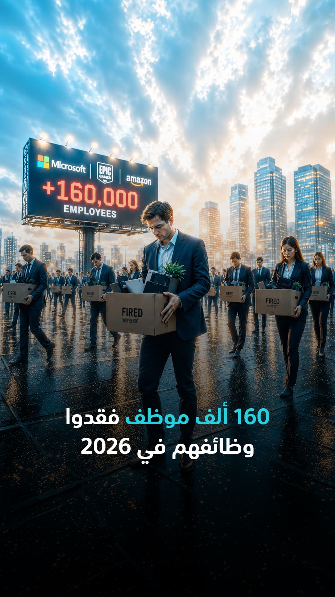أكثر من 160 ألف موظف تقني فقدوا وظائفهم في عام 2026 حتى الآن