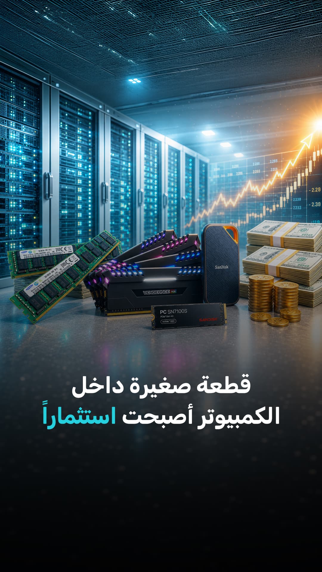 قطعة صغيرة داخل الحاسوب استثمار
