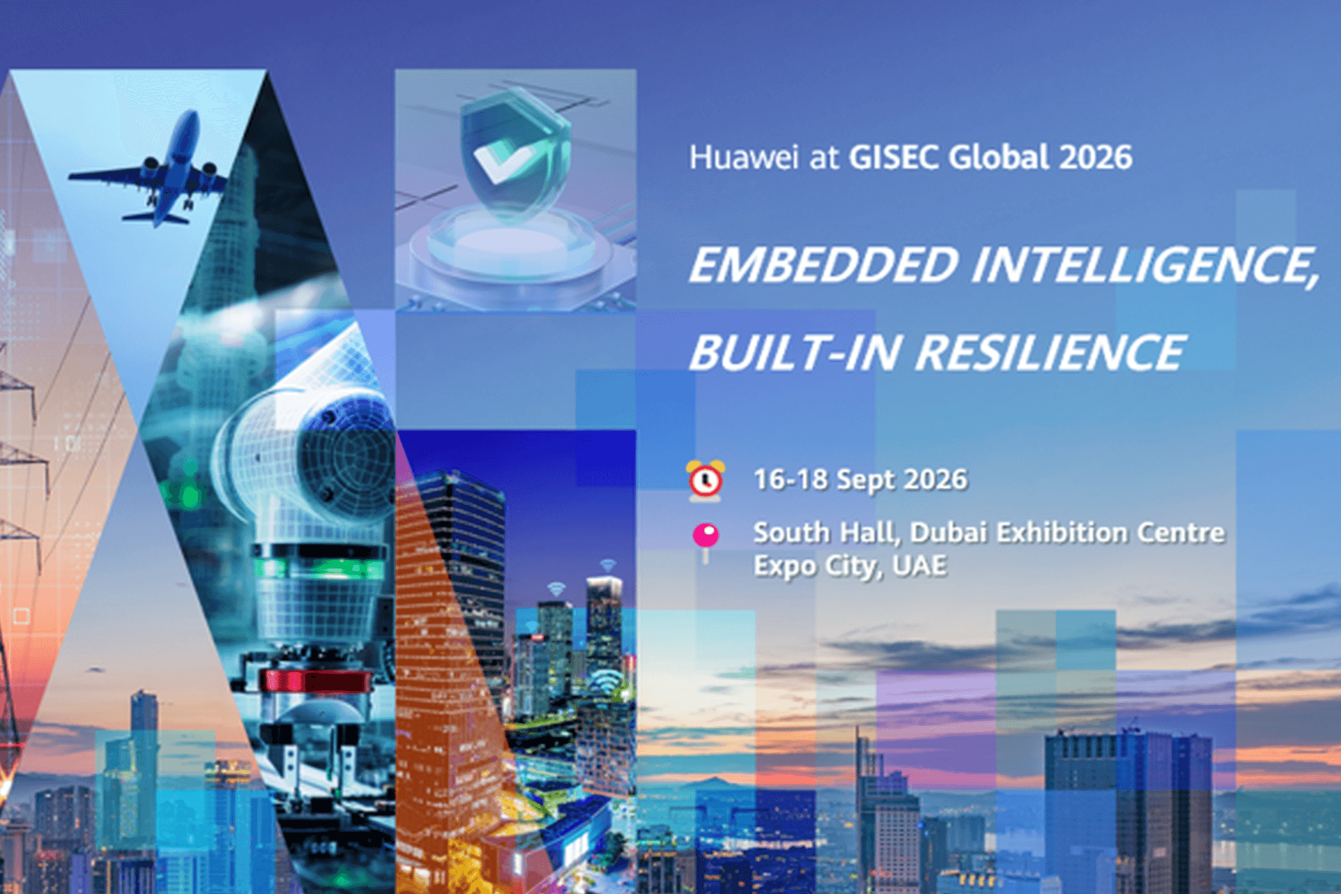 هواوي تعرض رؤيتها للذكاء المدمج في GISEC 2026