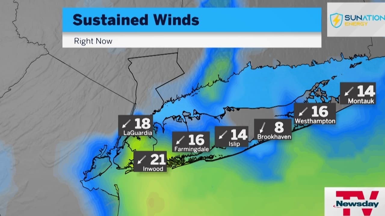 Long Island wind increase as nor'easter approaches