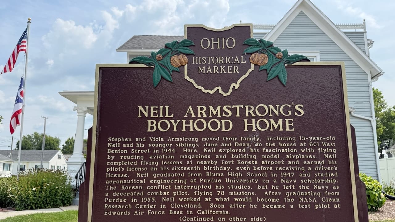 Retired pilot assists sale of Neil Armstrong's childhood home