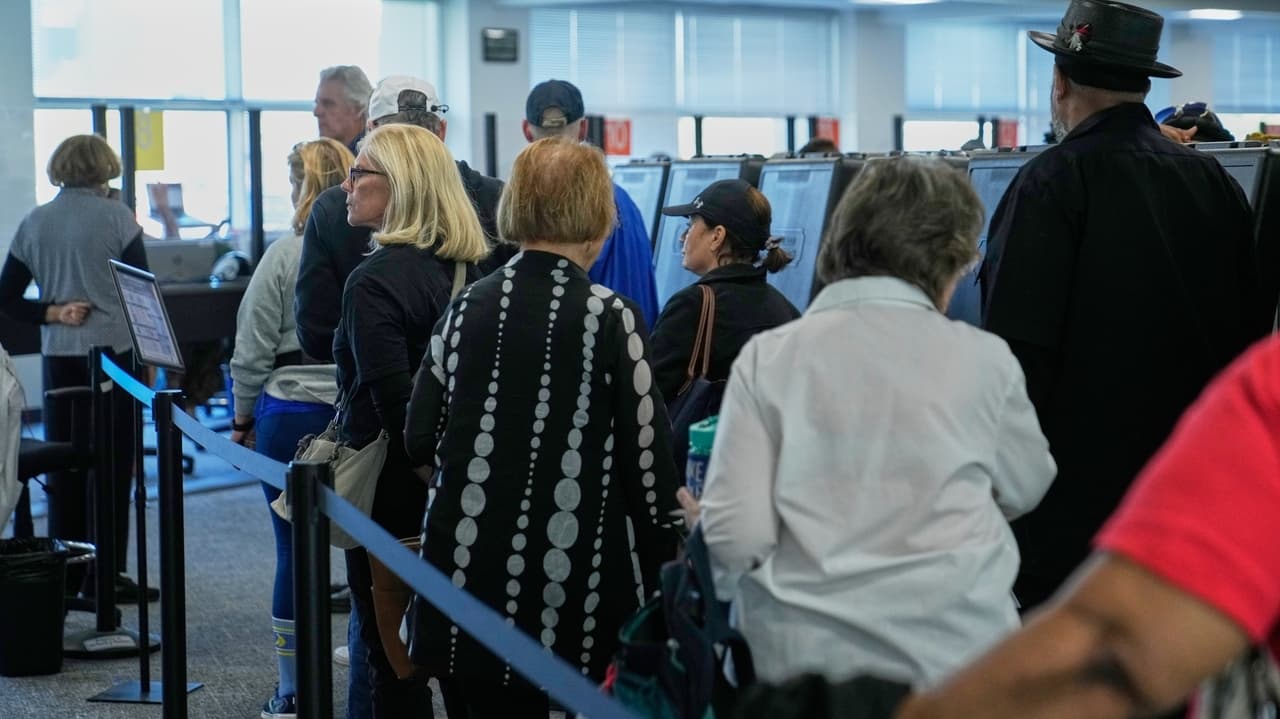 Early voting upswing in key states
