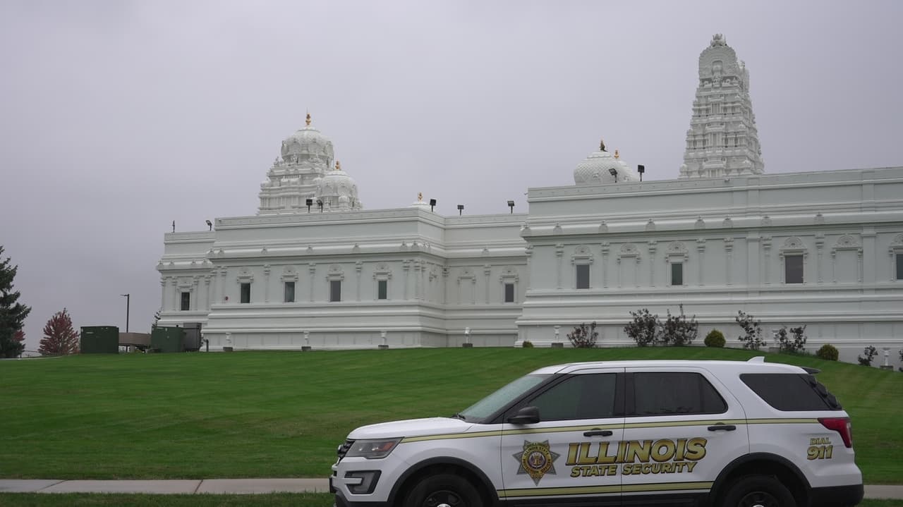 Car linked to accused shooter at Hindu temple