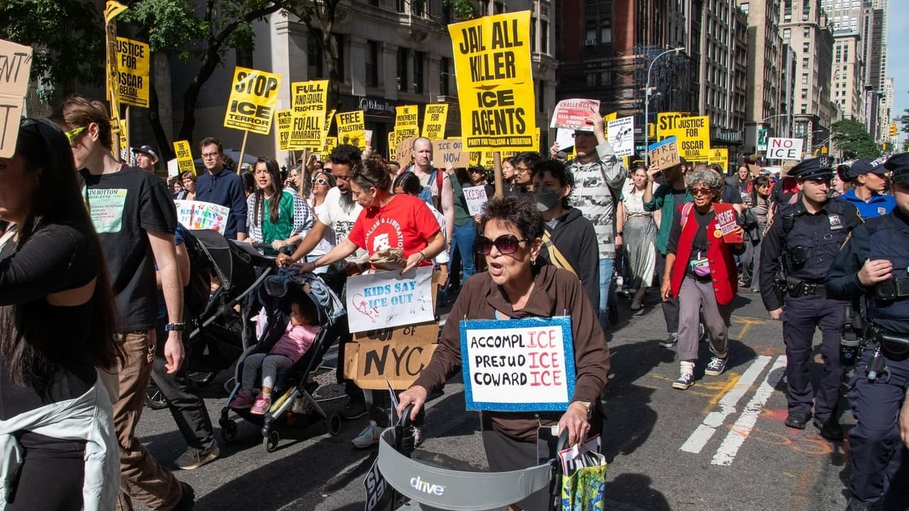 Anti-ICE rally on Fifth Ave after Bronx shooting