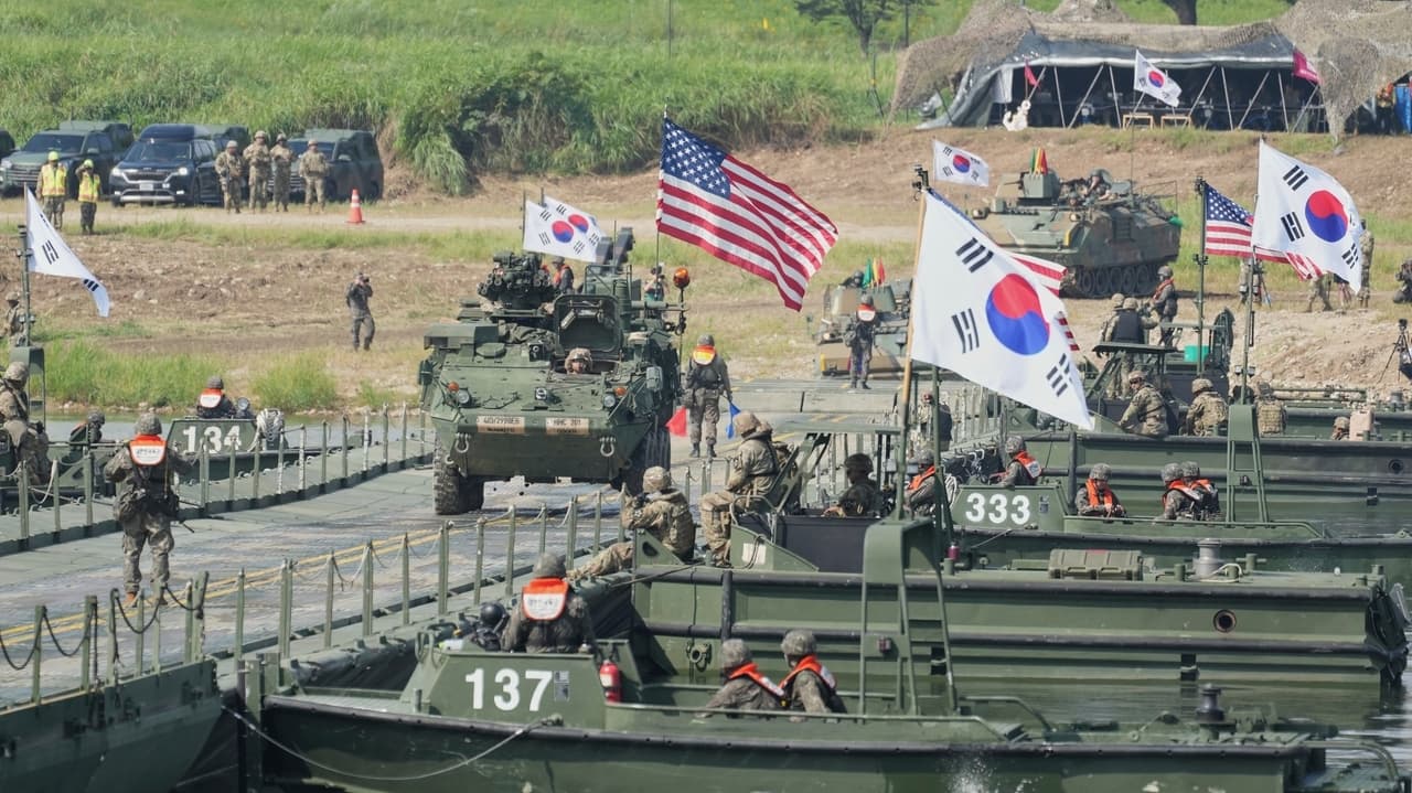 North Korea opposes US-South Korea drills