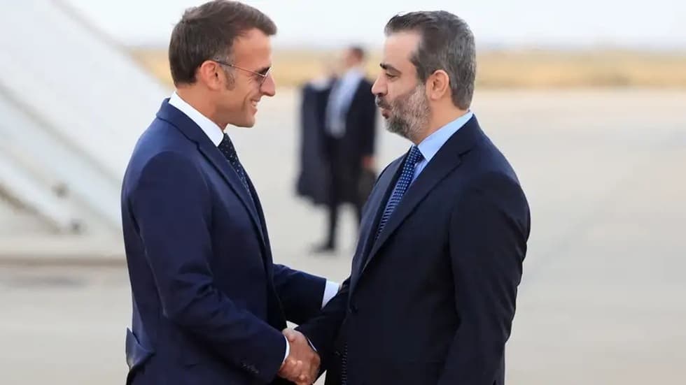 ماكرون يبدأ زيارة دمشق للمرة الأولى منذ سقوط الأسد