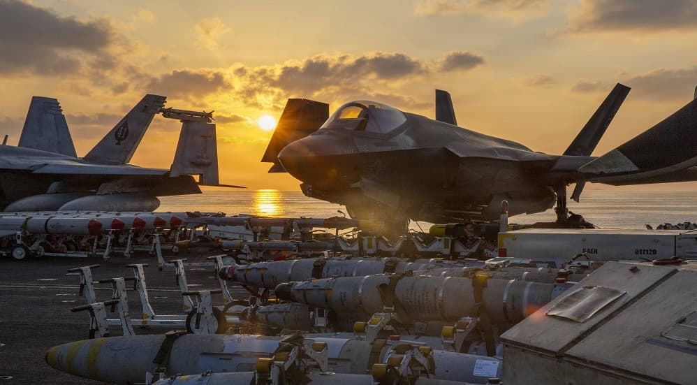 US boosts regional presence with fighters and tankers
