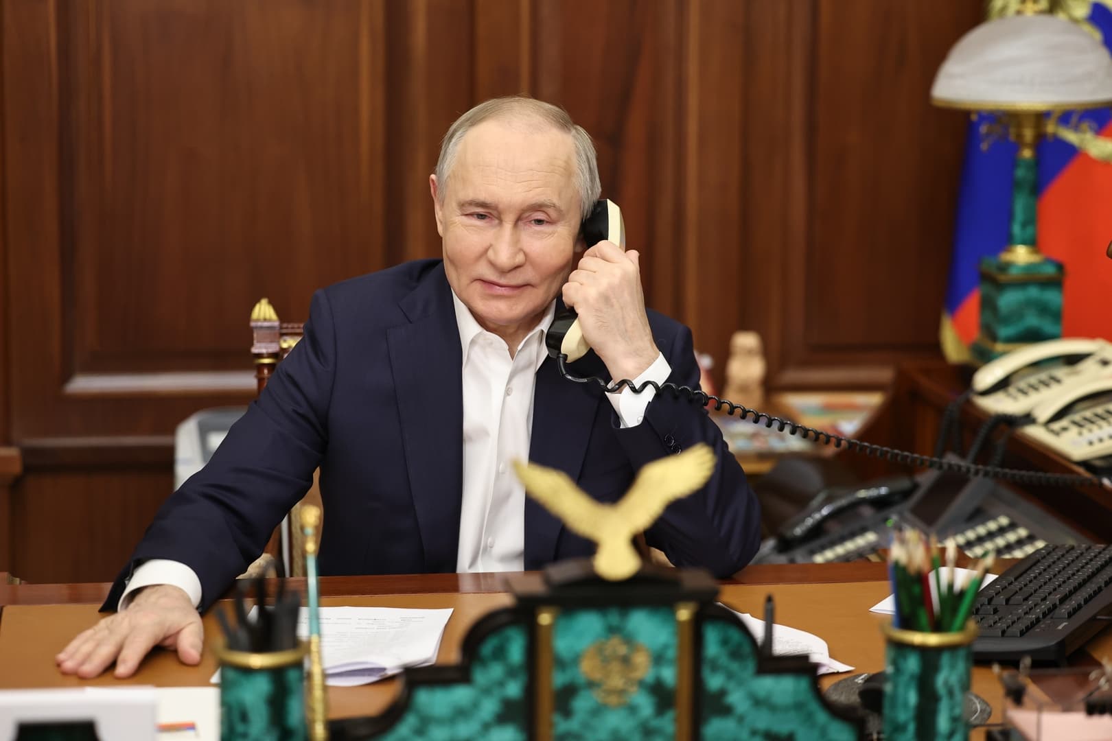 76th Brigade Commander Reports to Putin on Duvropolsky Area
