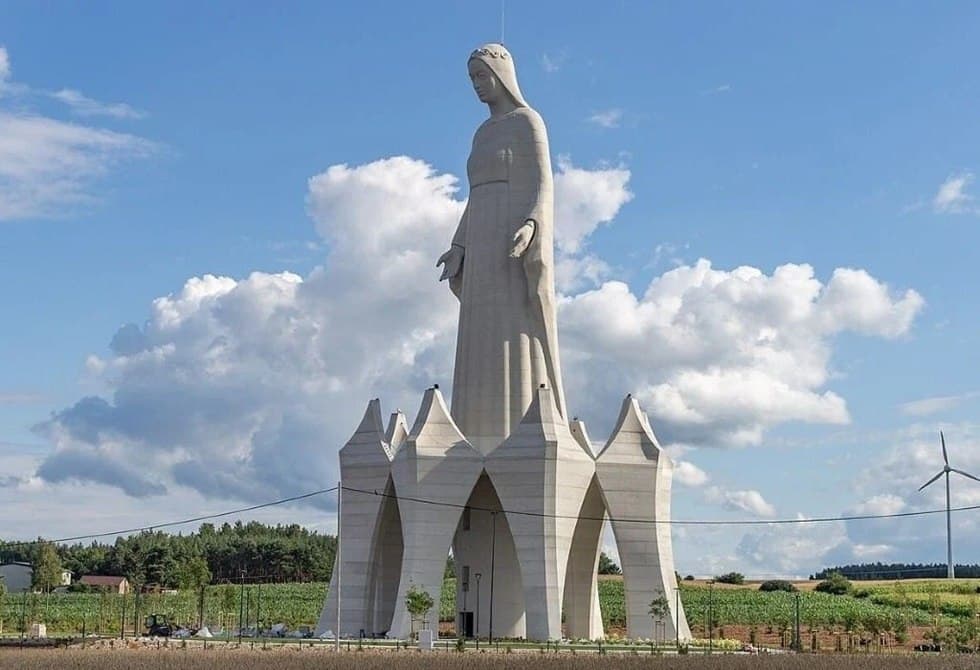 Europe's Largest Virgin Mary Statue Unveiled in Polish Village