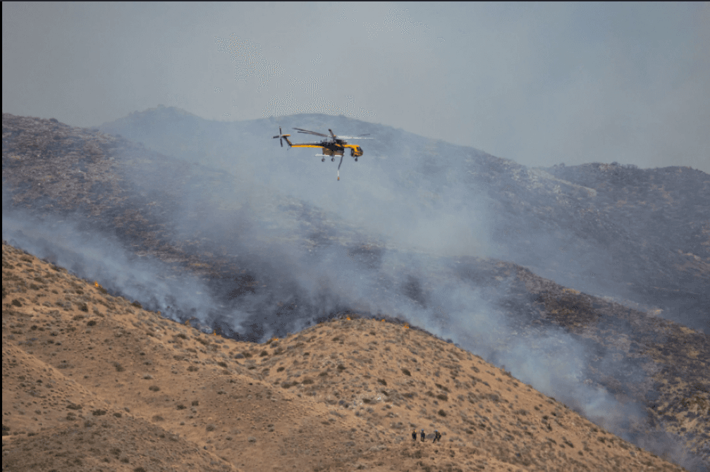 Nevada Hawk Fire Evacuates 90,000