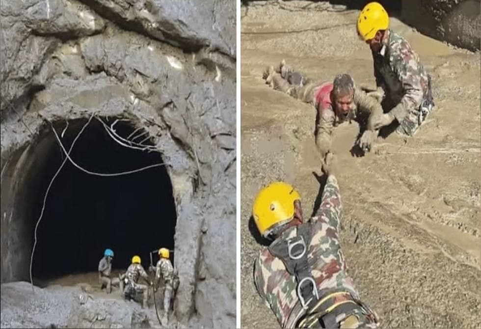 Nepal workers trapped underground
