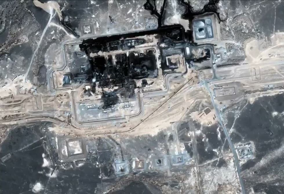 Satellite images show damage to Saudi pipeline