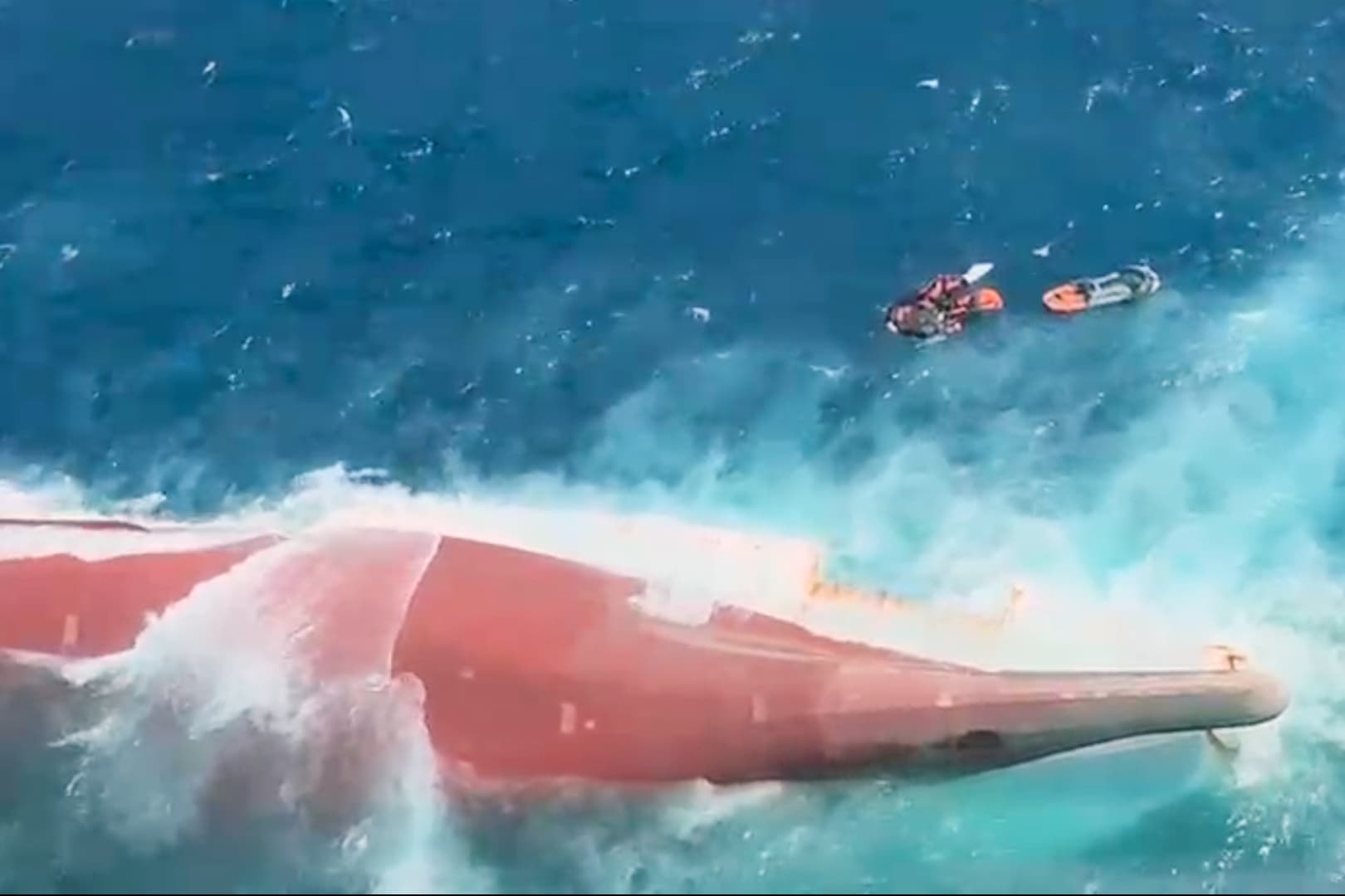 Indonesia searches for 129 missing persons amid high waves