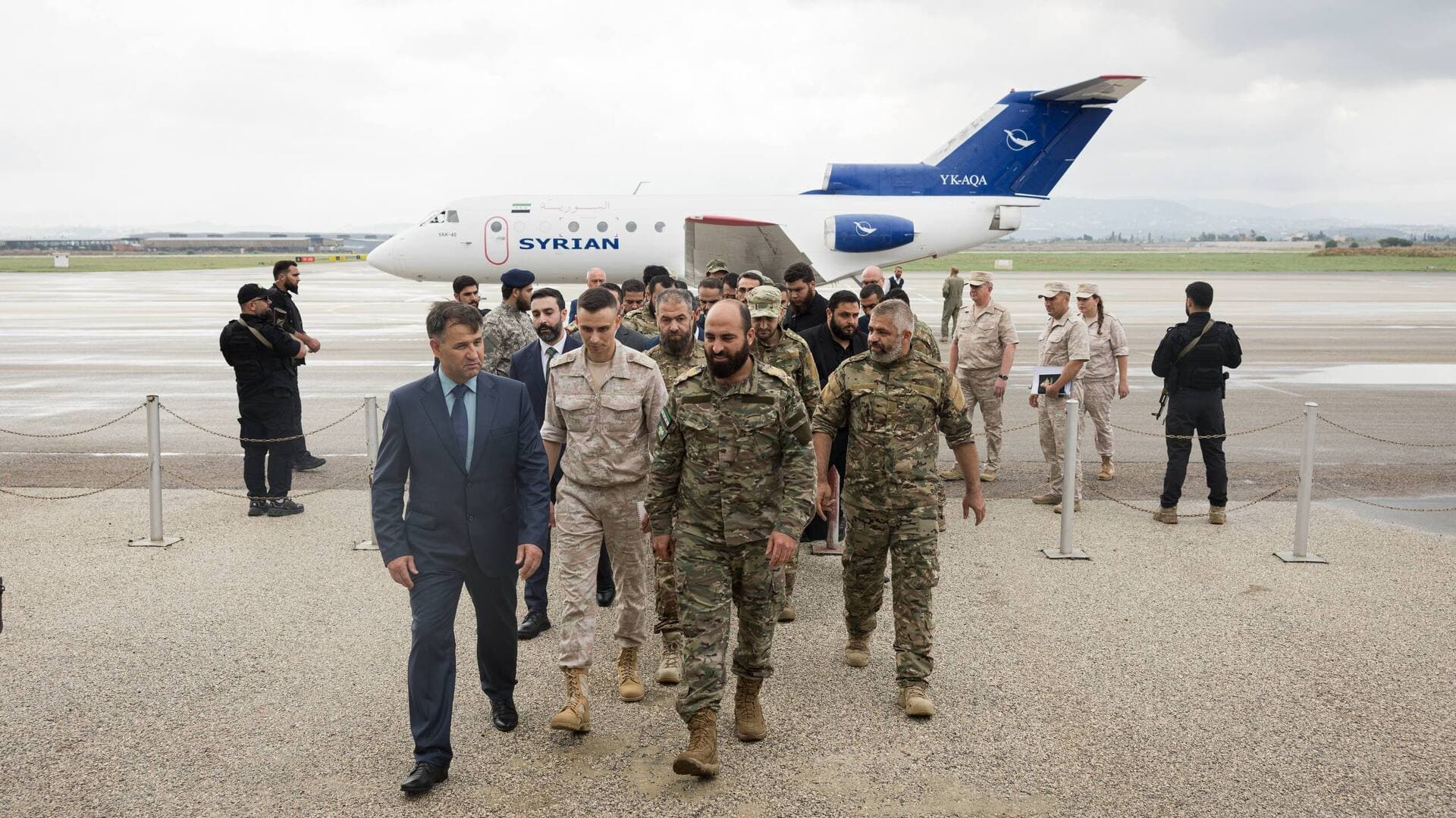 Syrian Chief of Staff Meets Russian Officers