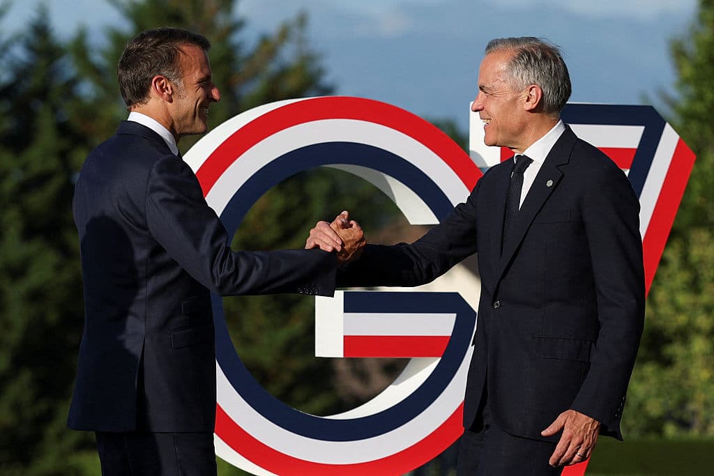 Macron and Carny meet in Atlantic Isles
