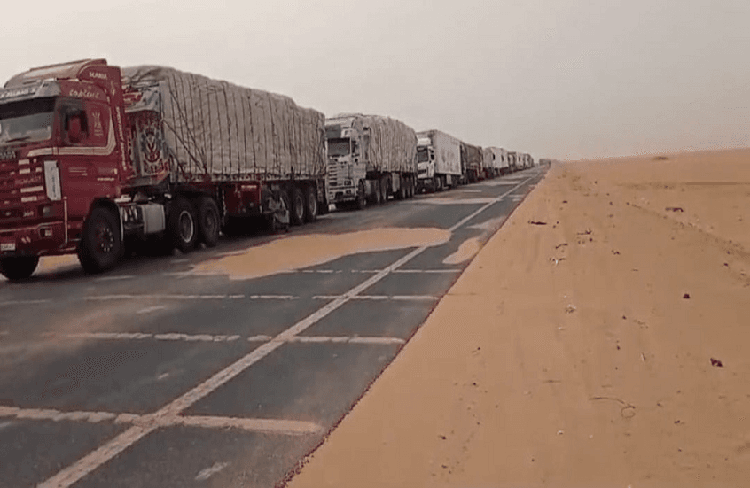 Egypt suspends truck crossings to Sudan