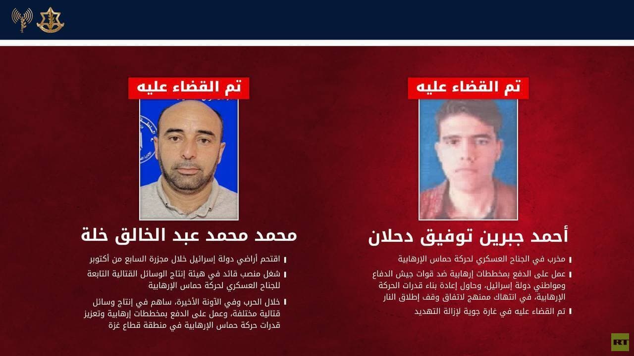 Israeli forces target Hamas and Islamic Jihad members