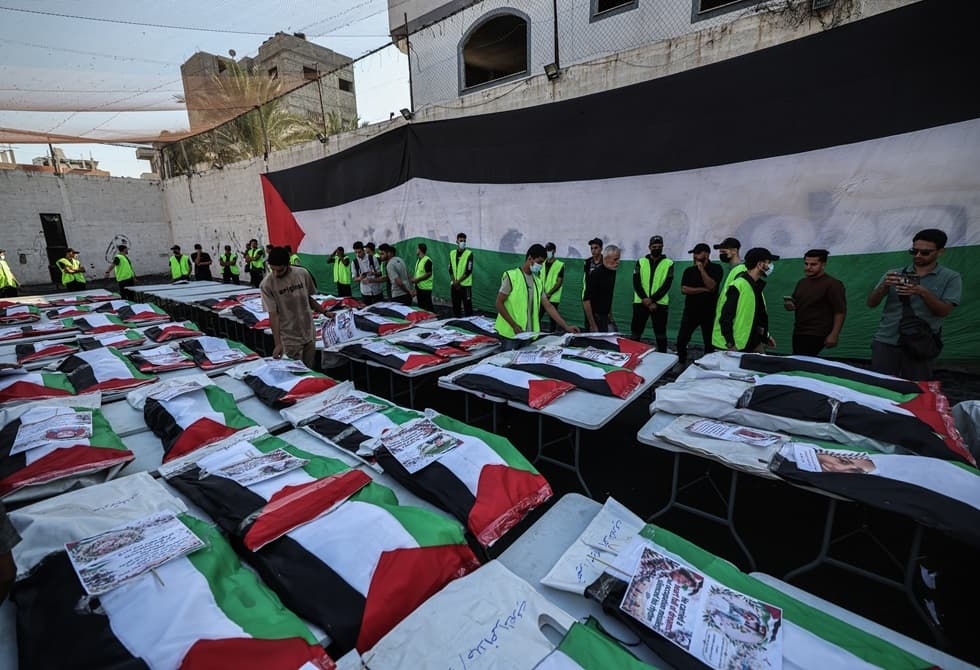 Gaza casualties and evacuations
