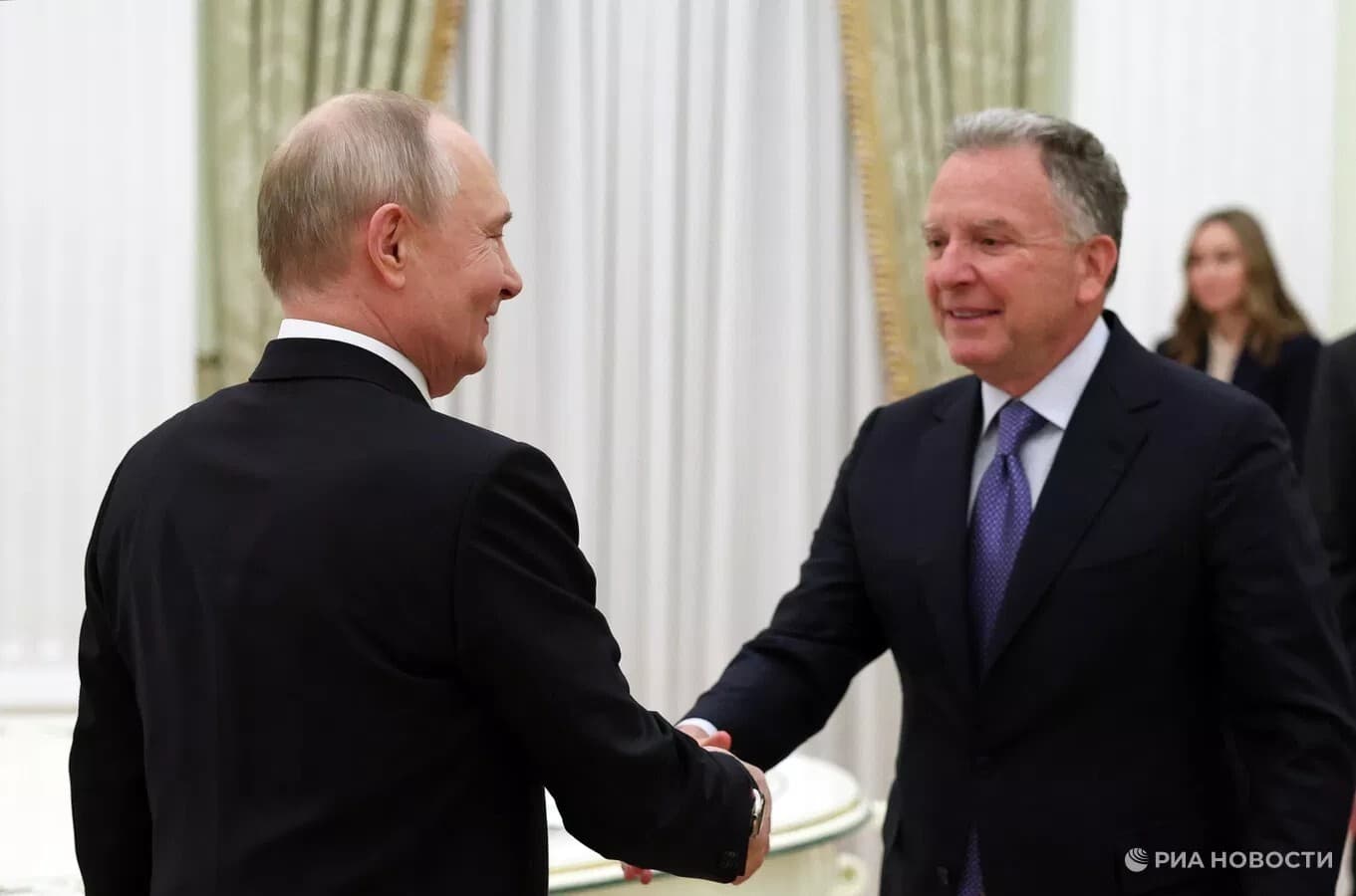 Putin and Vityukov meet in Saint Petersburg