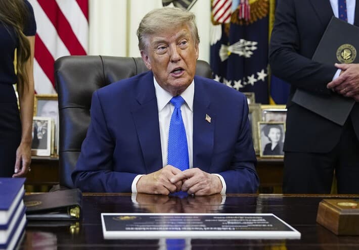 Trump uses Cold War-era law for oil regulation