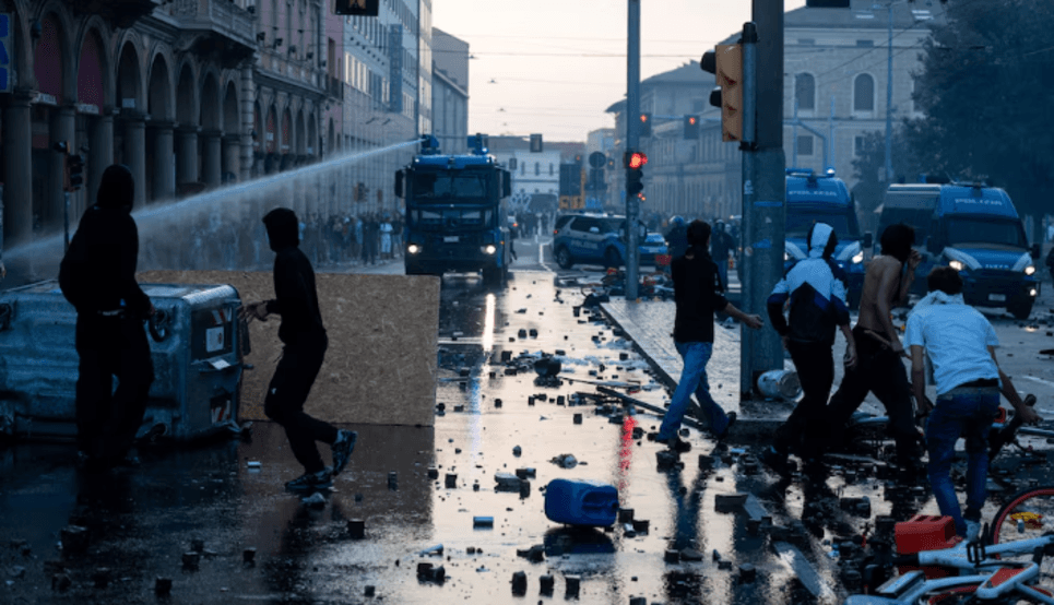 Italian intel links Milan protests to social media