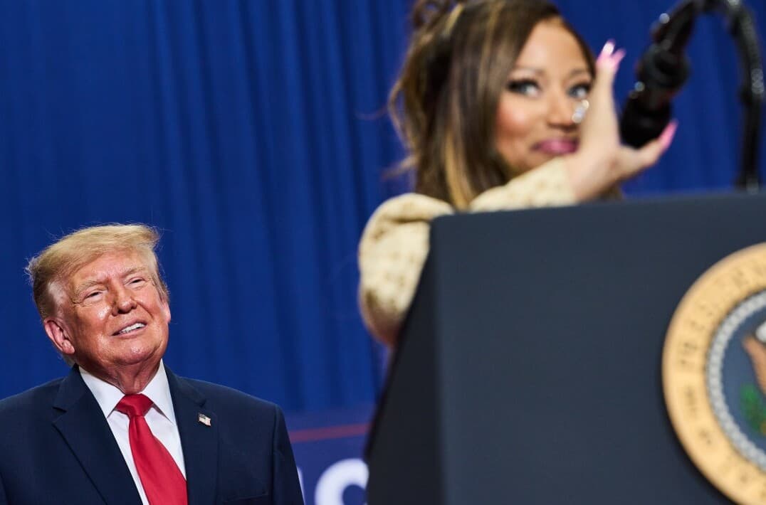 Trump on Minaj press role